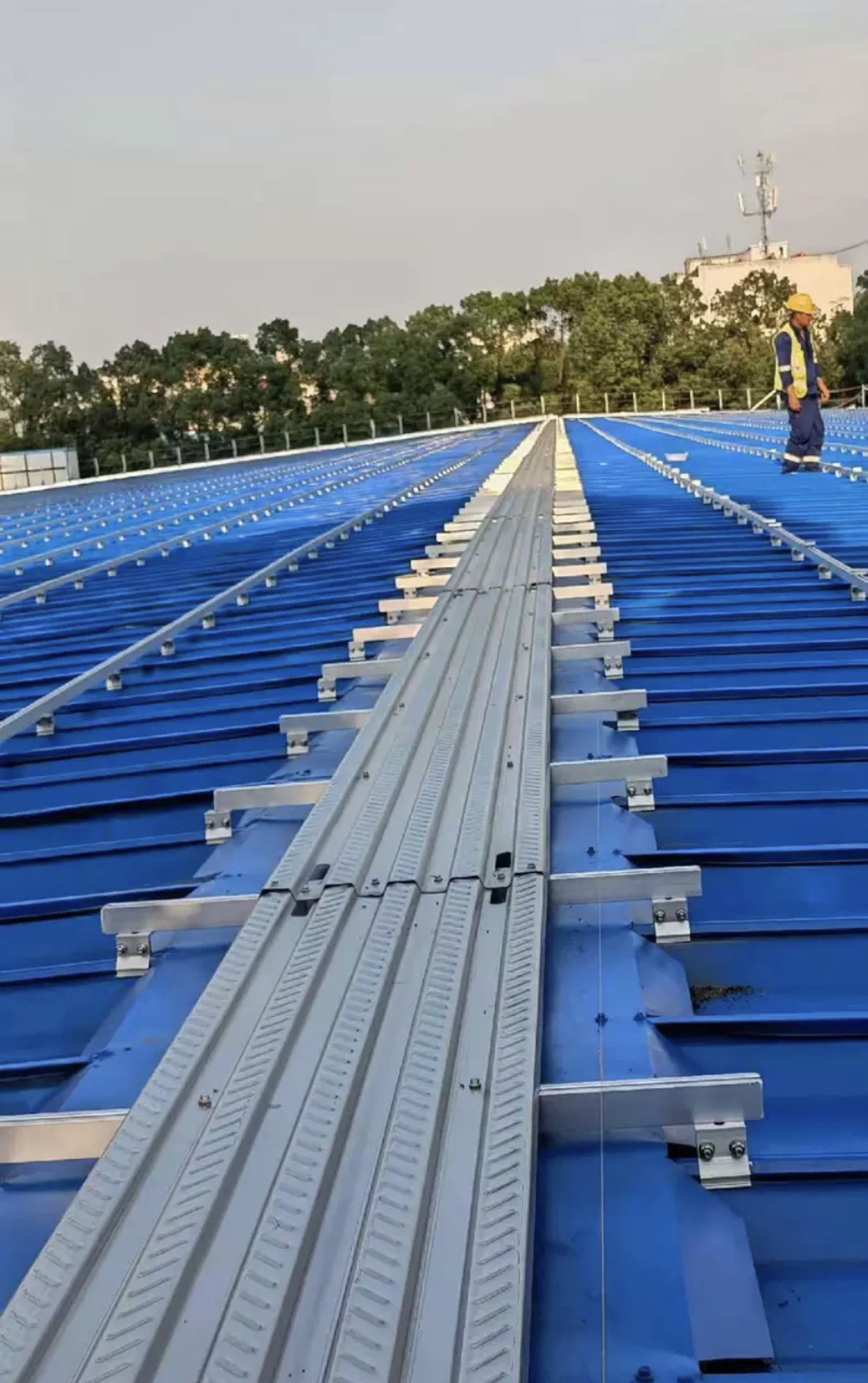 Solar PV Steel Walkway